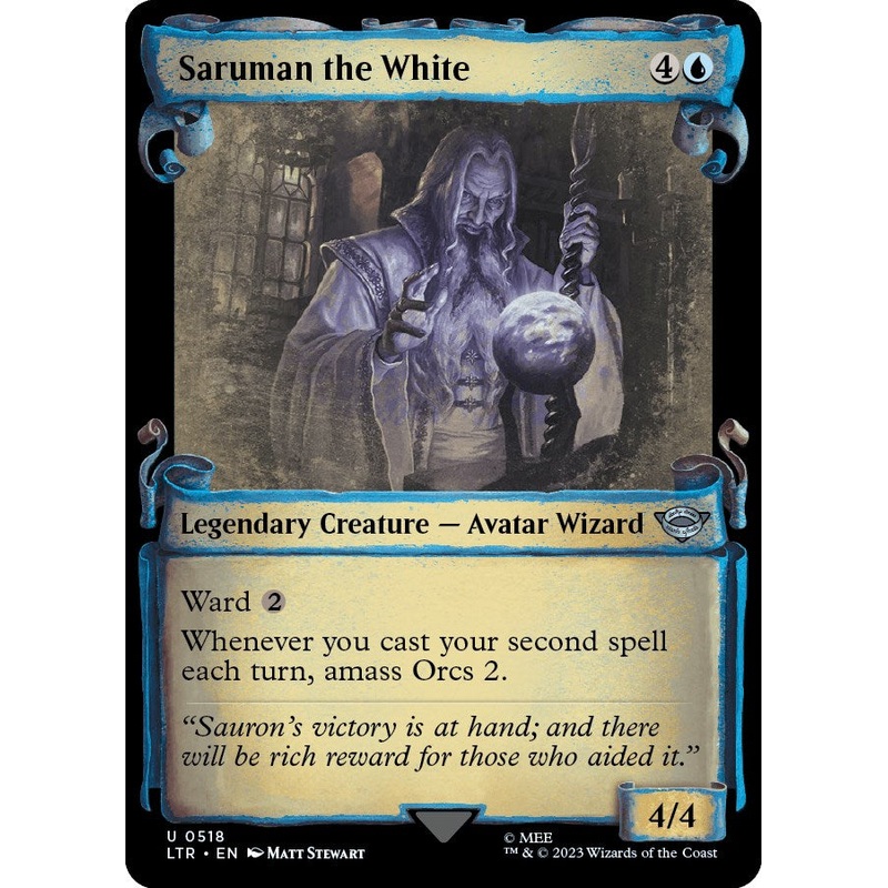 Saruman the White (Showcase Scrolls) [LTR - 518]
