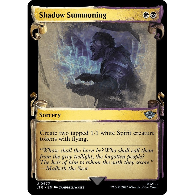 Shadow Summoning (Showcase Scrolls) [LTR - 677]