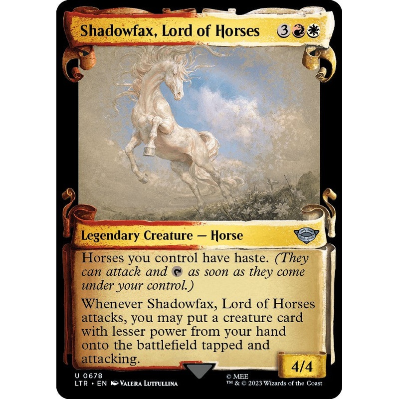 Shadowfax, Lord of Horses (Showcase Scrolls) [LTR - 678]