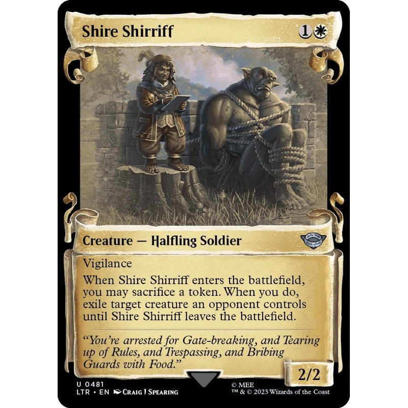 Shire Shirriff (Showcase Scrolls) [LTR - 481]