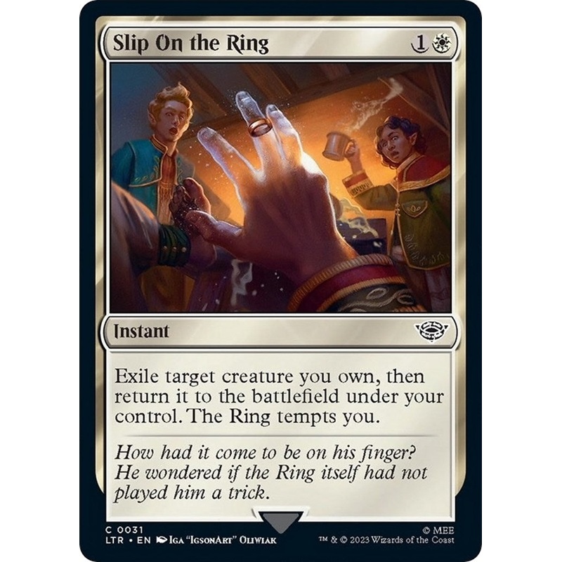 Slip on the Ring [LTR - 31]
