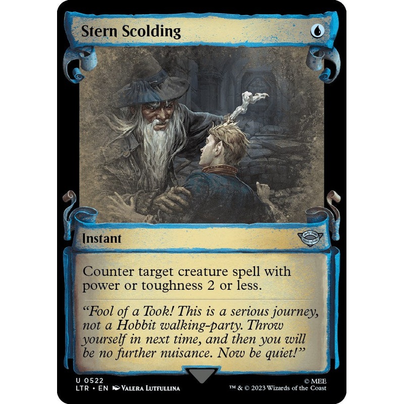 Stern Scolding (Showcase Scrolls) [LTR - 522]