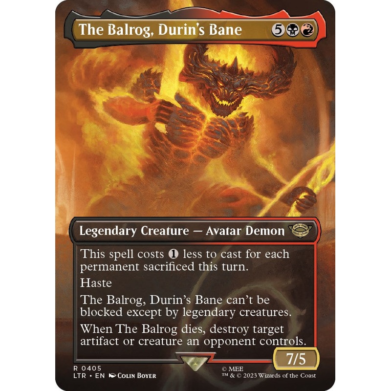 The Balrog, Durin's Bane (Borderless) [LTR - 405]