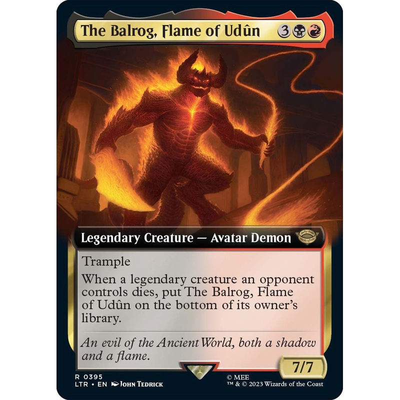 The Balrog, Flame of Udun (Extended Art) [LTR - 395]