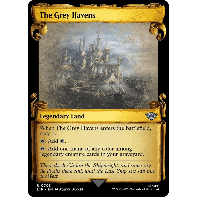 The Grey Havens (Showcase Scrolls) [LTR - 706]