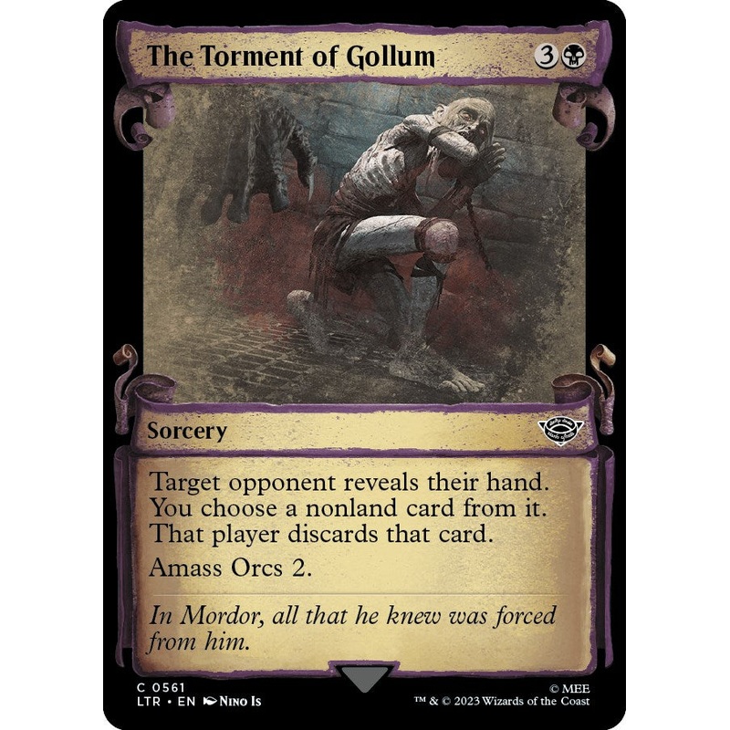 The Torment of Gollum (Showcase Scrolls) [LTR - 561]