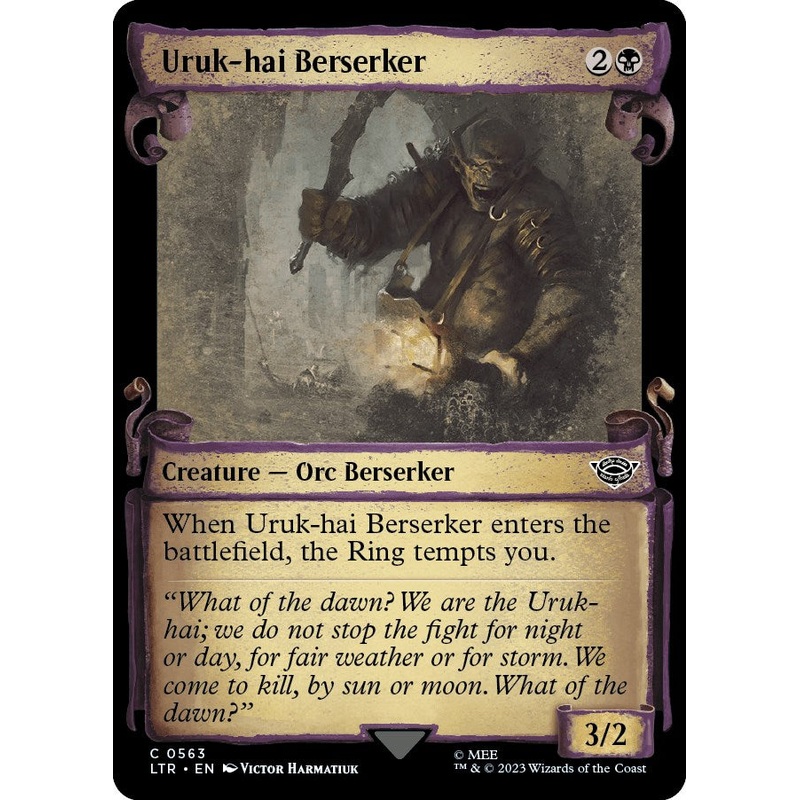 Uruk-hai Berserker (Showcase Scrolls) [LTR - 563]