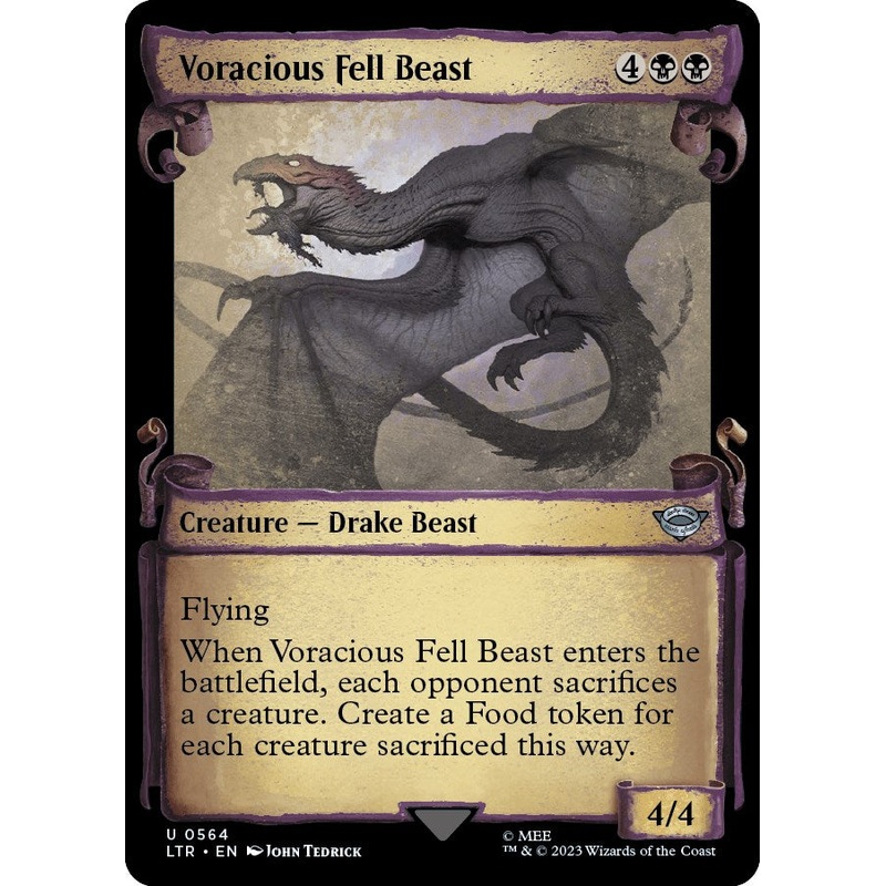 Voracious Fell Beast (Showcase Scrolls) [LTR - 564]