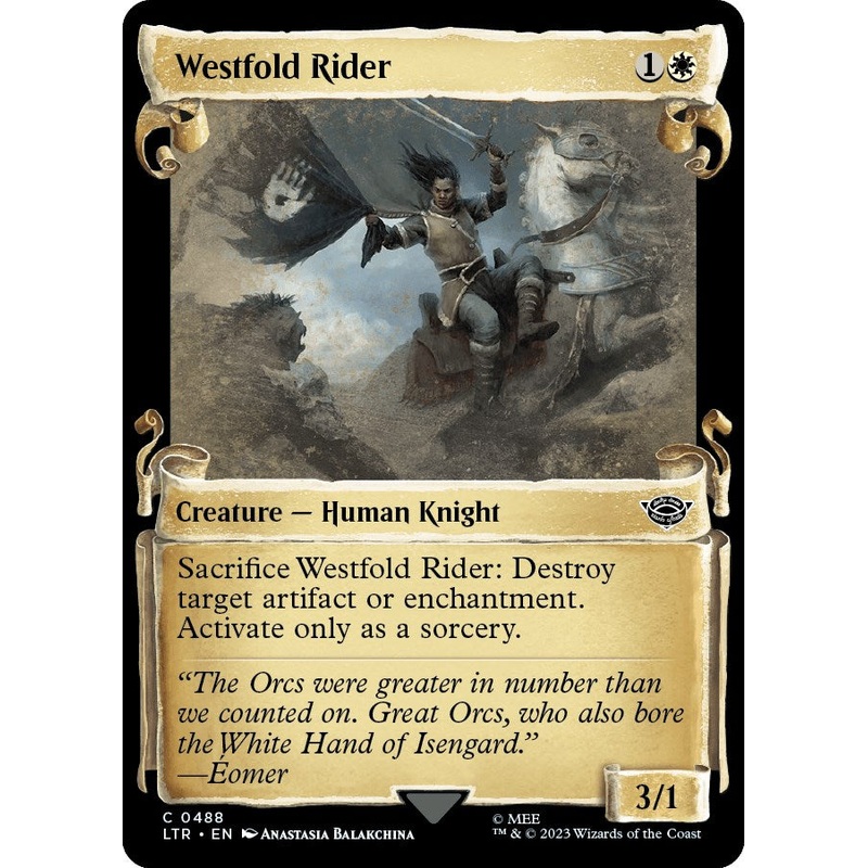 Westfold Rider (Showcase Scrolls) [LTR - 488]