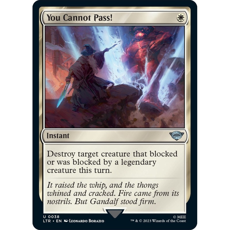 You Cannot Pass! [LTR - 38]