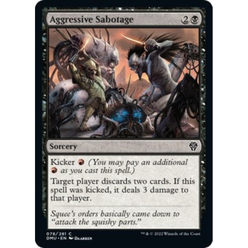 Aggressive Sabotage [DMU - 78]