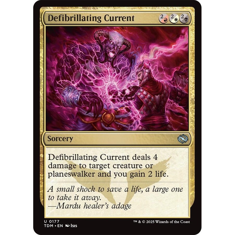 Defibrillating Current [TDM - 177]