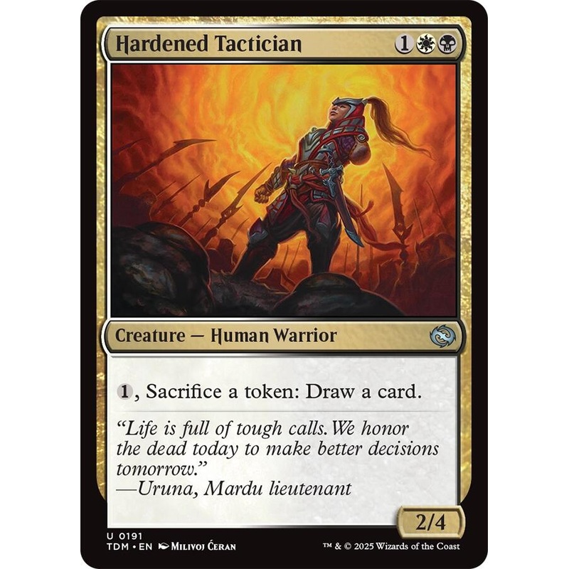 Hardened Tactician [TDM - 191]