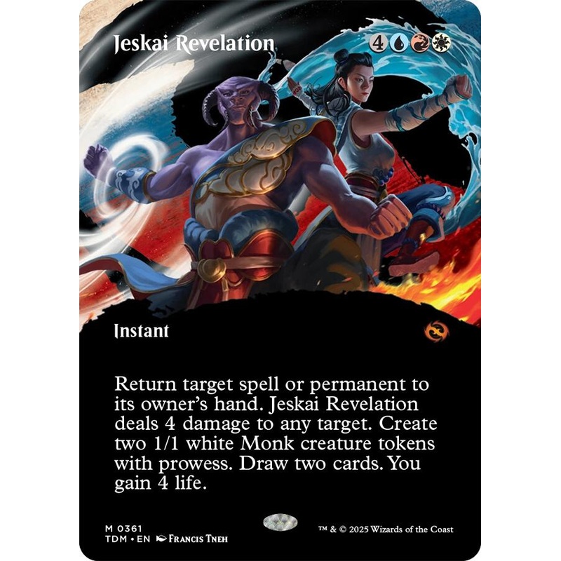 Jeskai Revelation (Borderless) [TDM - 361]