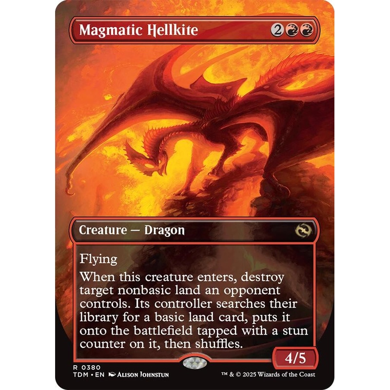Magmatic Hellkite (Borderless) [TDM - 380]