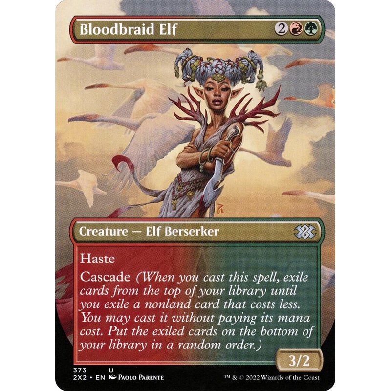 Bloodbraid Elf (Borderless) [2X2 - 373]