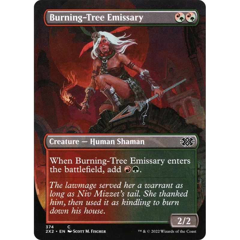 Burning-Tree Emissary (Borderless) [2X2 - 374]