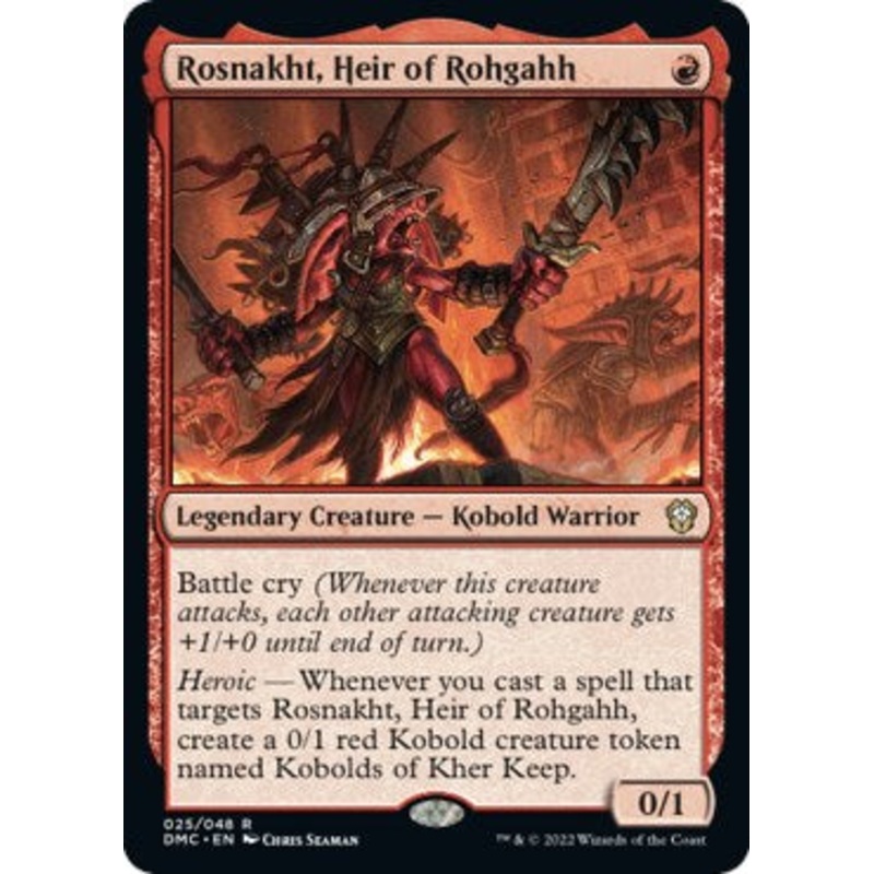 Rosnakht, Heir of Rohgahh [DMC - 25]