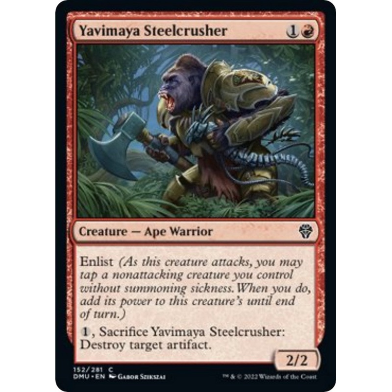 Yavimaya Steelcrusher [DMU - 152]