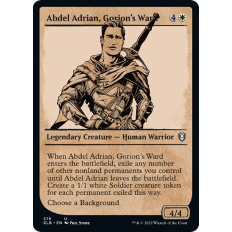 Abdel Adrian, Gorion's Ward (Showcase) [CLB - 375]