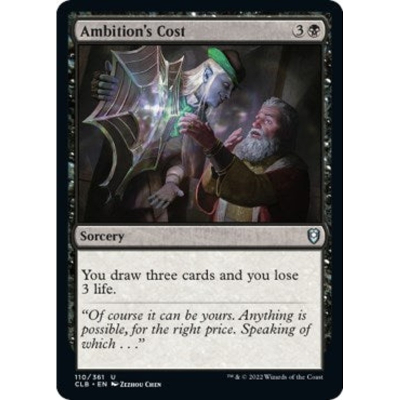 Ambition's Cost [CLB - 110]