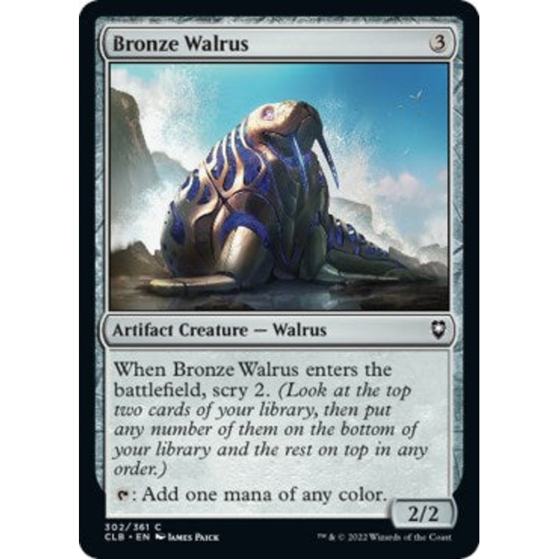 Bronze Walrus [CLB - 302]