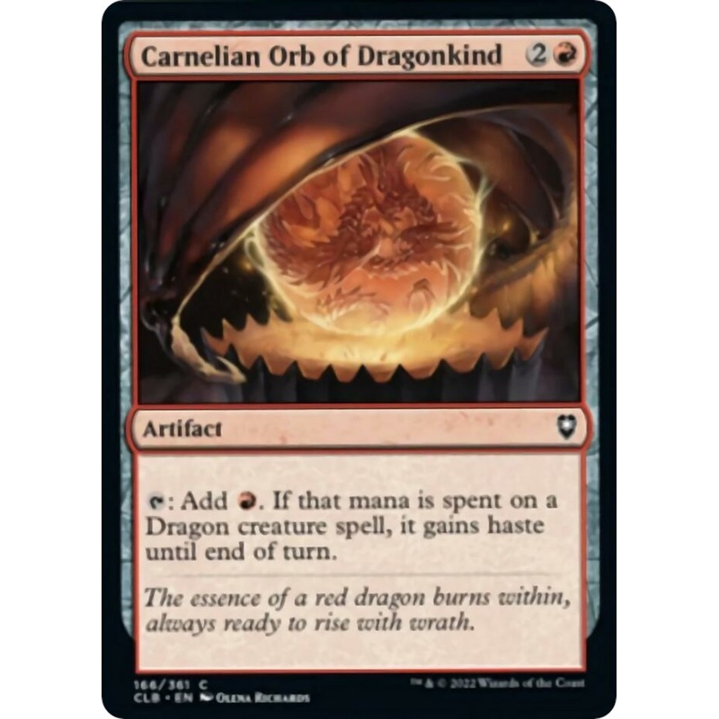 Carnelian Orb of Dragonkind [CLB - 166]