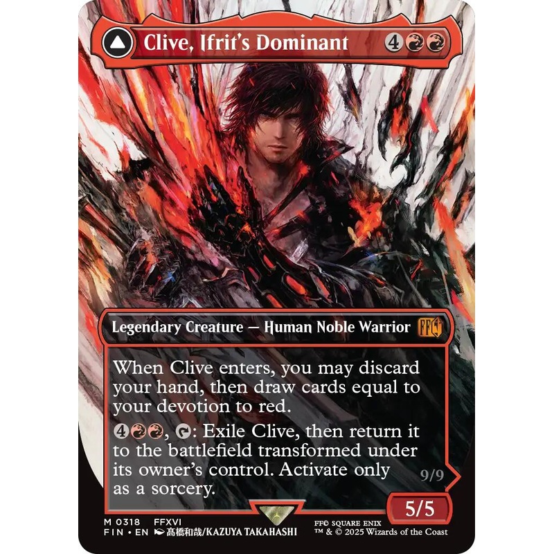 Clive, Ifrit's Dominant (Borderless) (0318) [FIN - 318]