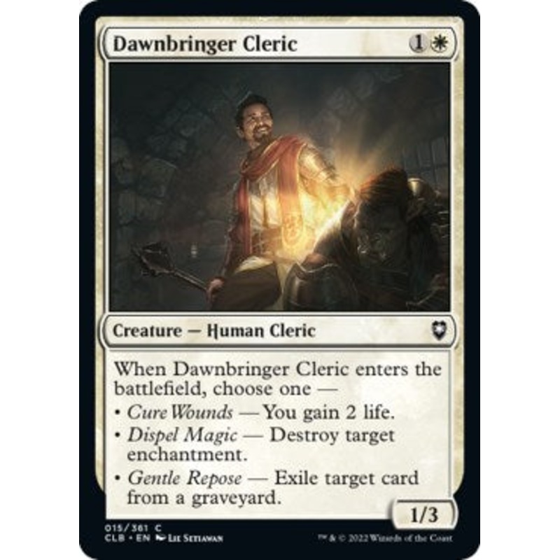 Dawnbringer Cleric [CLB - 15]