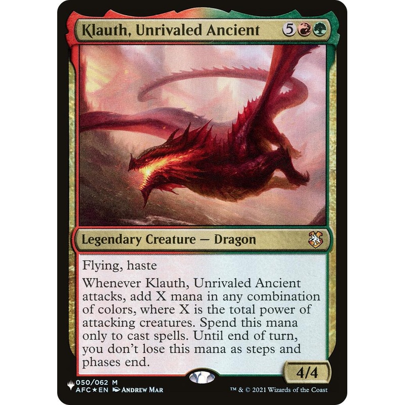 Klauth, Unrivaled Ancient [LIST - 050/062]