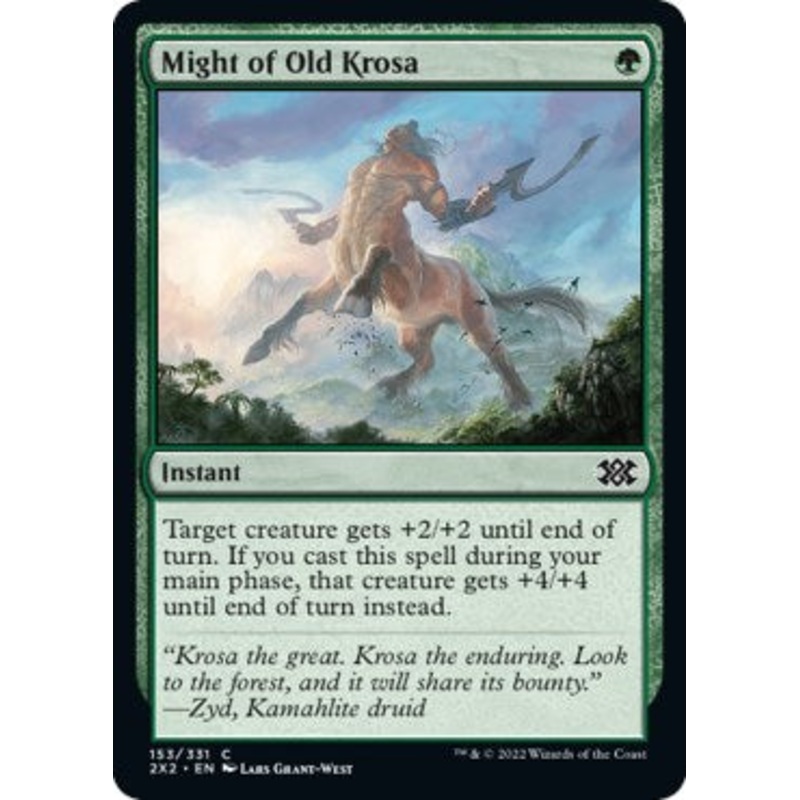 Might of Old Krosa [2X2 - 153]