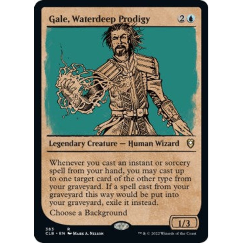 Gale, Waterdeep Prodigy (Showcase) [CLB - 383]