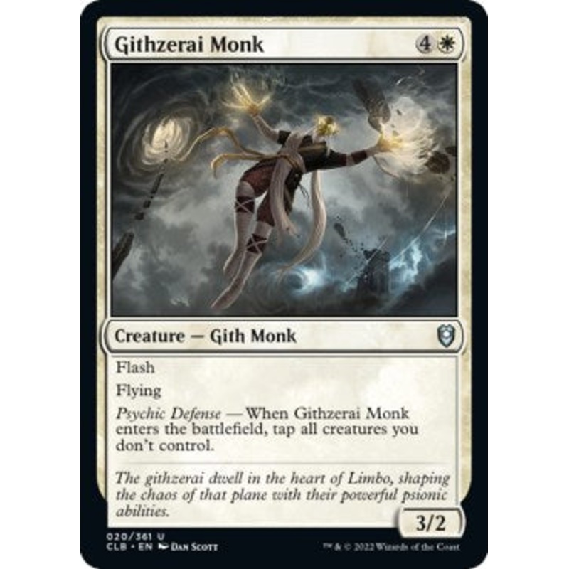 Githzerai Monk [CLB - 20]