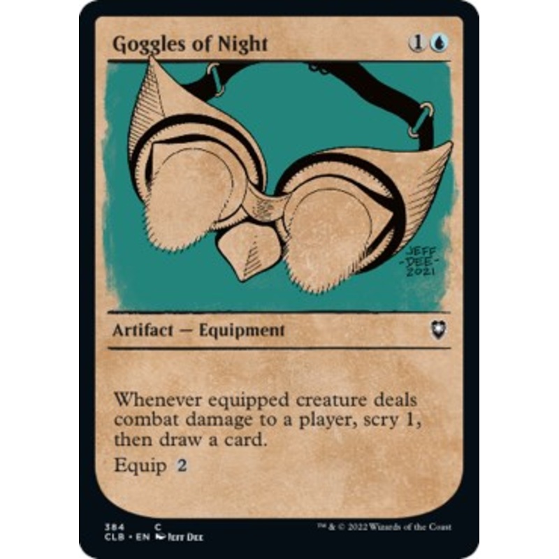 Goggles of Night (Showcase) [CLB - 384]