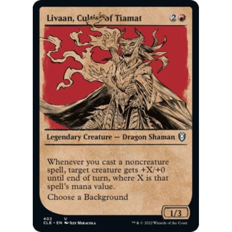 Livaan, Cultist of Tiamat (Showcase) [CLB - 402]