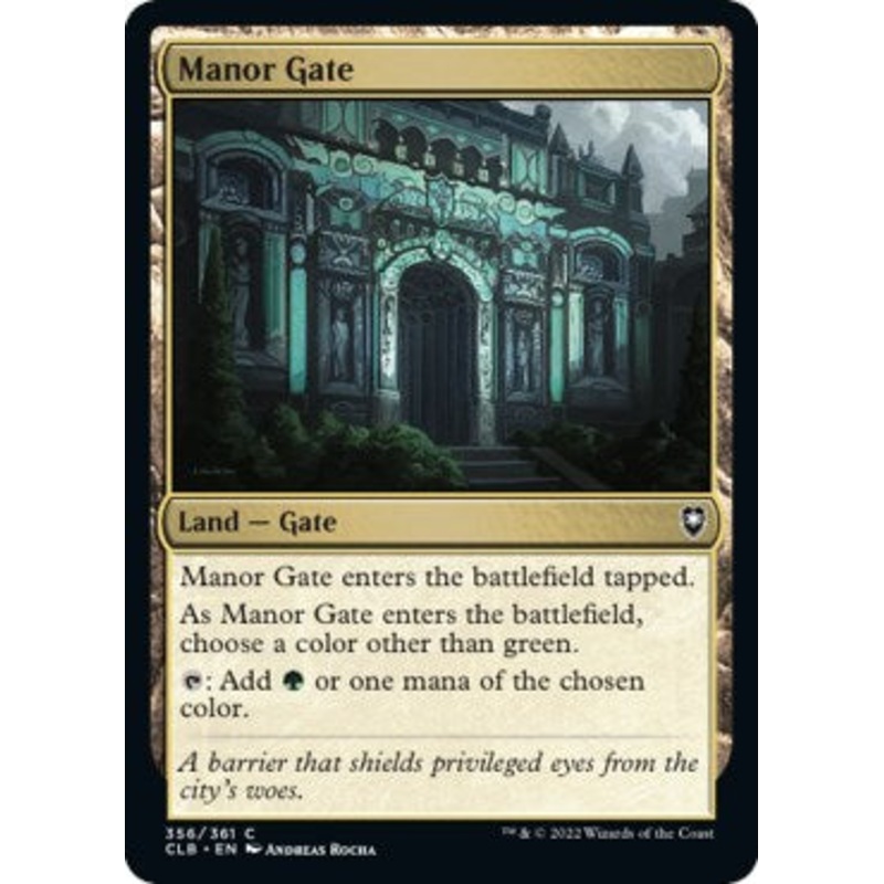 Manor Gate [CLB - 356]