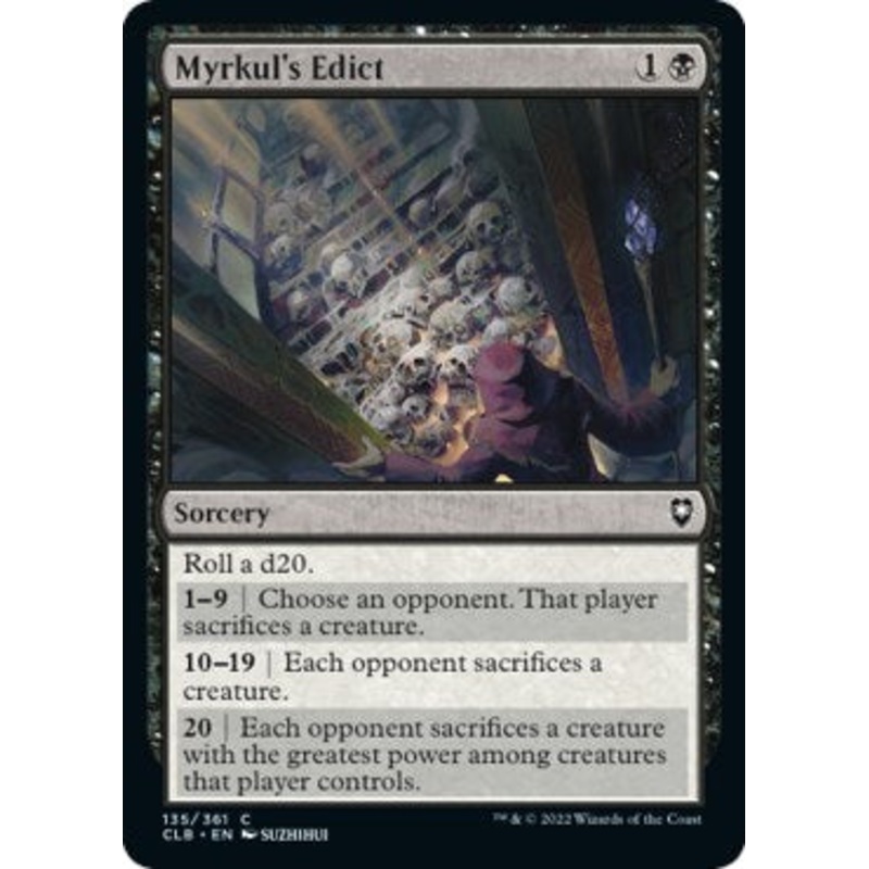 Myrkul's Edict [CLB - 135]