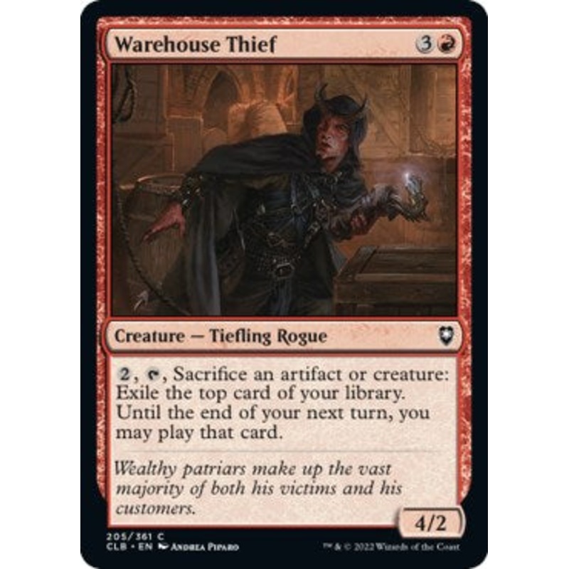 Warehouse Thief [CLB - 205]