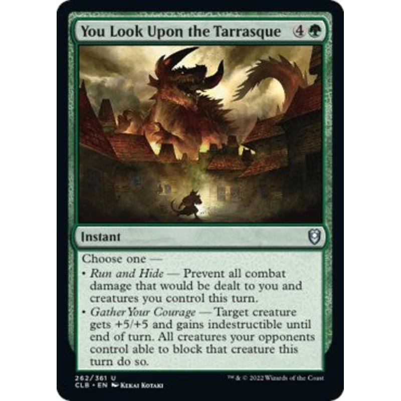 You Look Upon the Tarrasque [CLB - 262]