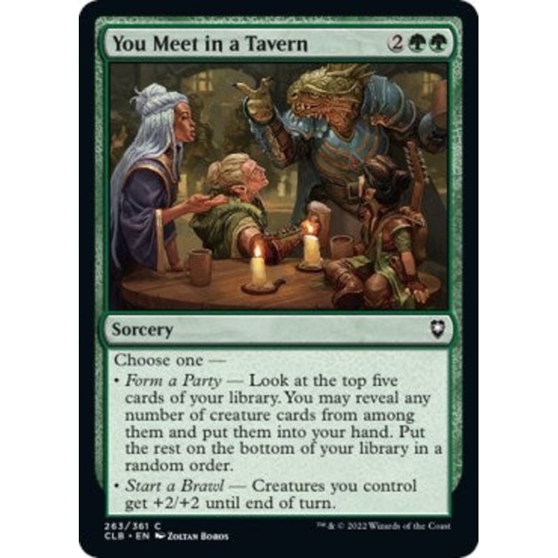 You Meet in a Tavern [CLB - 263]