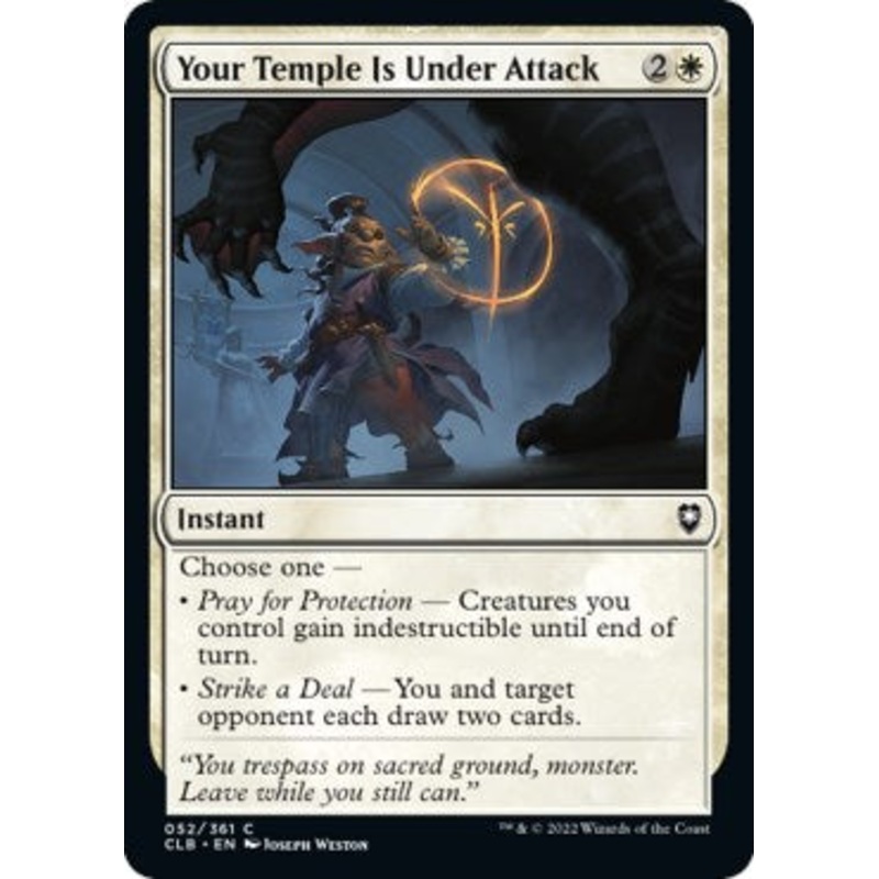 Your Temple Is Under Attack [CLB - 52]