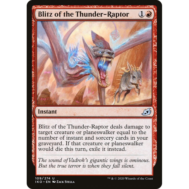 Blitz of the Thunder-Raptor (IKO-109) - Ikoria: Lair of Behemoths