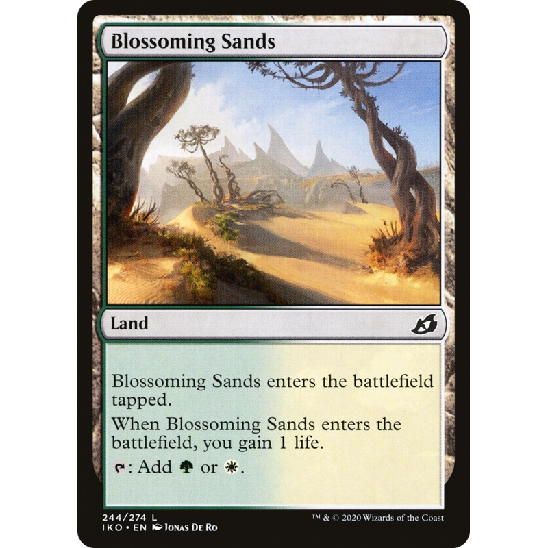 Blossoming Sands (IKO-244) - Ikoria: Lair of Behemoths Foil