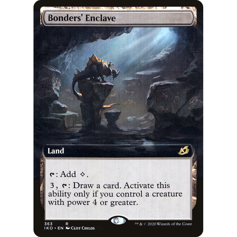 Bonders' Enclave (IKO-363) - Ikoria: Lair of Behemoths: (Extended Art)