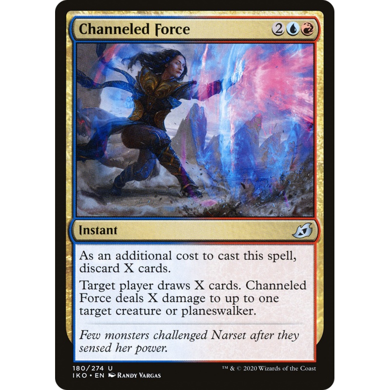 Channeled Force (IKO-180) - Ikoria: Lair of Behemoths Foil