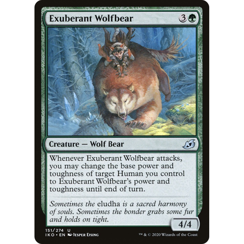 Exuberant Wolfbear (IKO-151) - Ikoria: Lair of Behemoths
