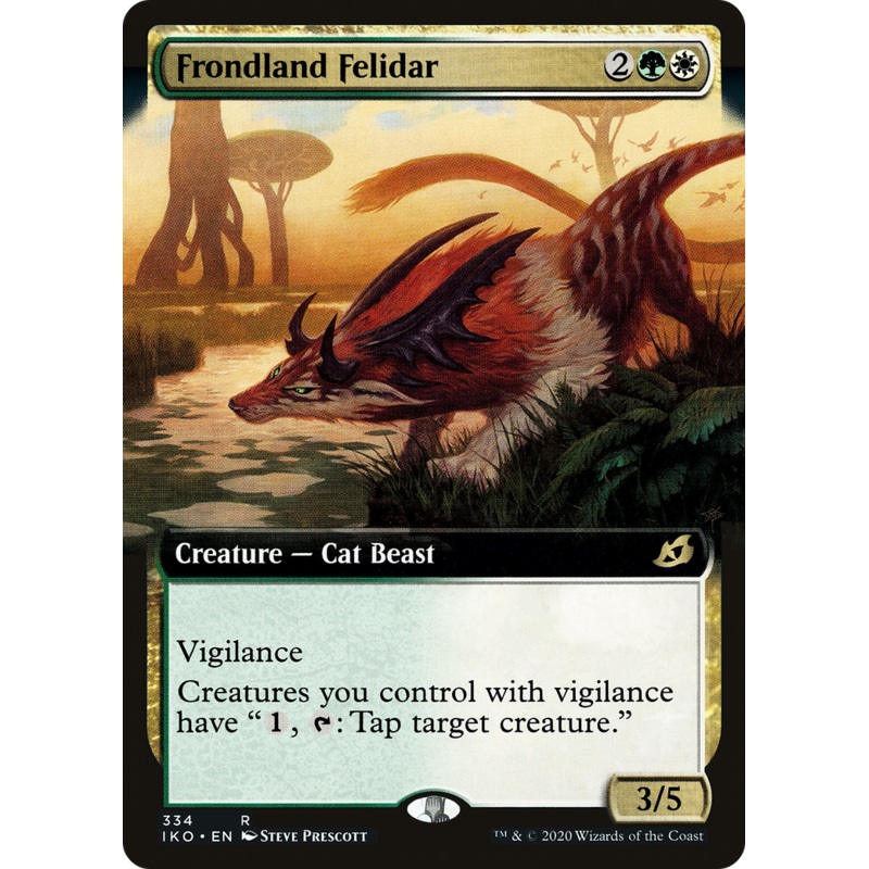 Frondland Felidar (IKO-334) - Ikoria: Lair of Behemoths: (Extended Art)