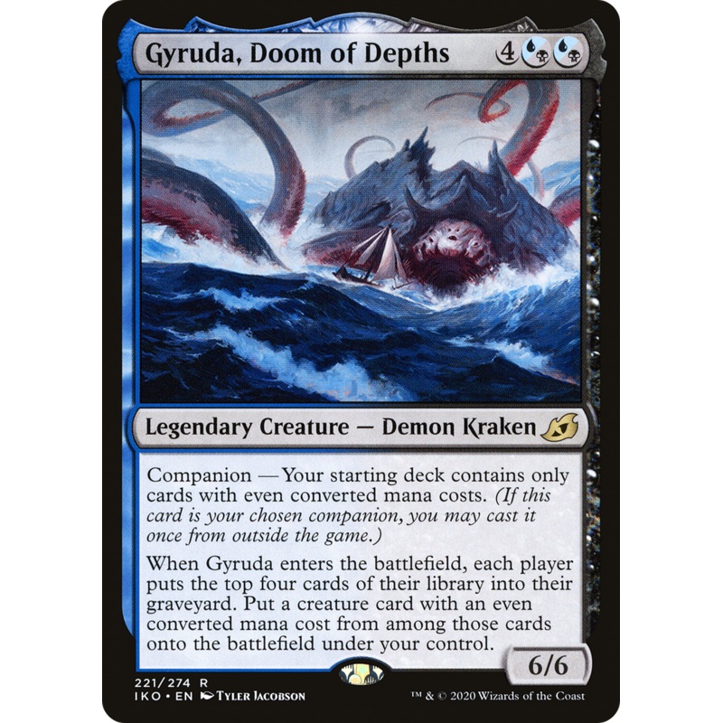 Gyruda, Doom of Depths (IKO-221) - Ikoria: Lair of Behemoths: (companion) Foil
