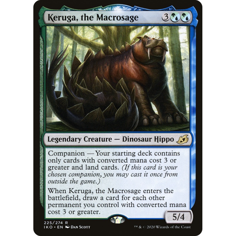 Keruga, the Macrosage (IKO-225) - Ikoria: Lair of Behemoths: (companion) Foil