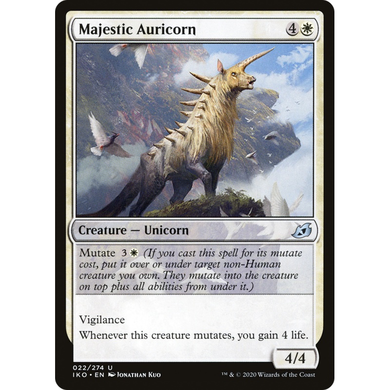 Majestic Auricorn (IKO-022) - Ikoria: Lair of Behemoths